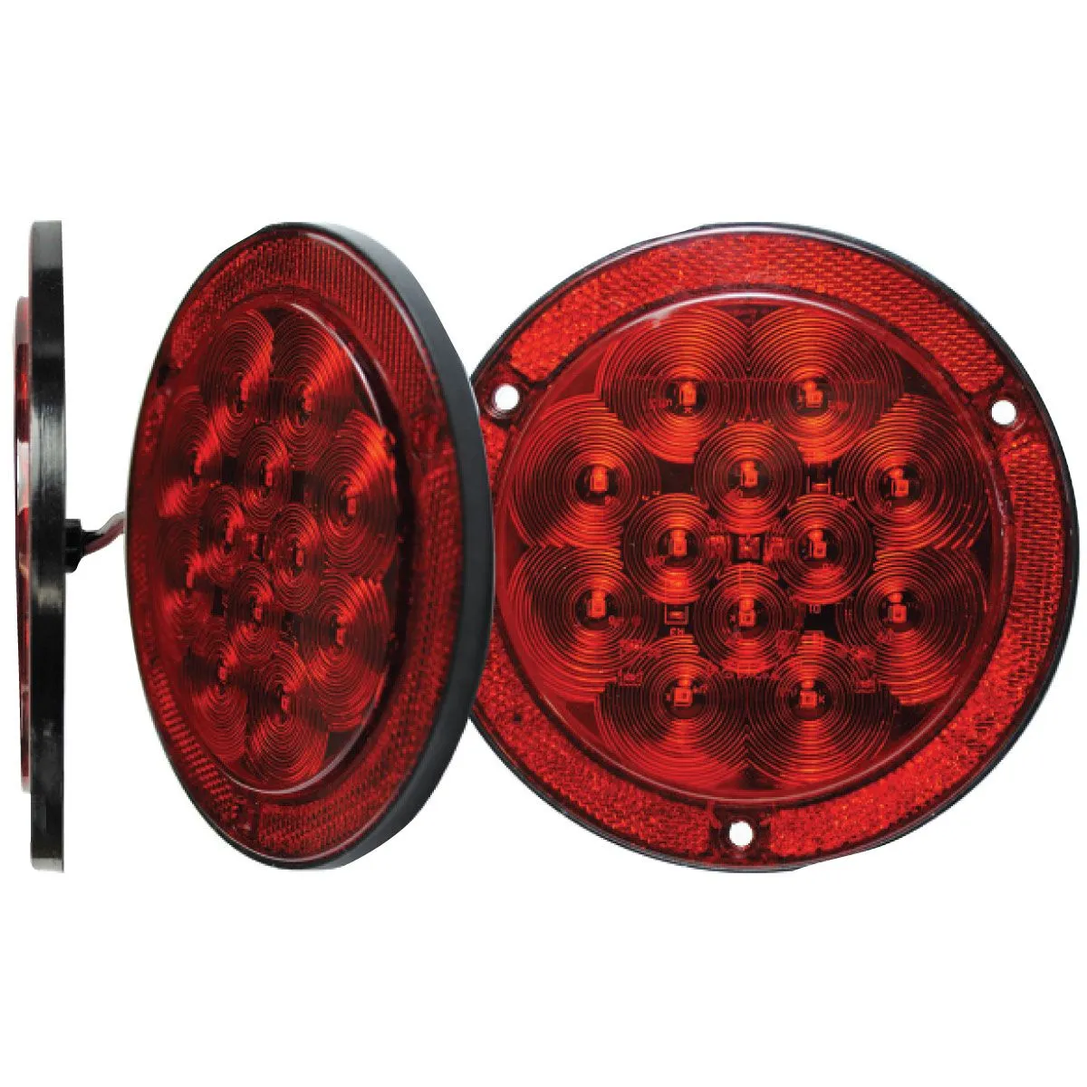 Flat 4” Round LED S/T/T with R