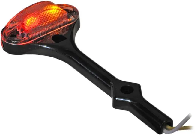 Oval LED Fender Light with Bra