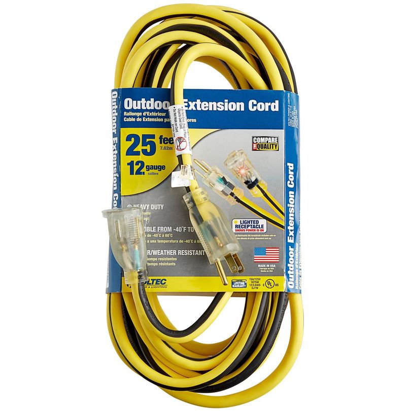 Extension cord 12ga 25'