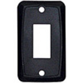 FACE PLATE BLACK SINGLE