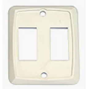 FACE PLATE IVORY DOUBLE