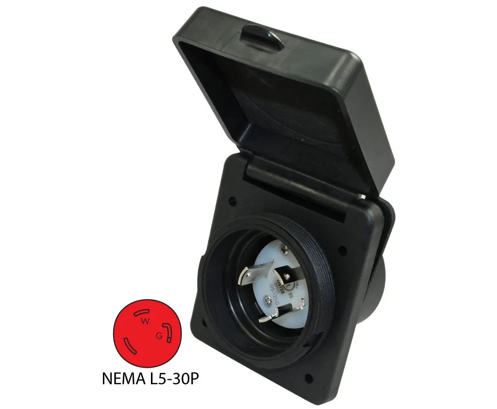 EASY LCK 30 AMP INLET L5-30