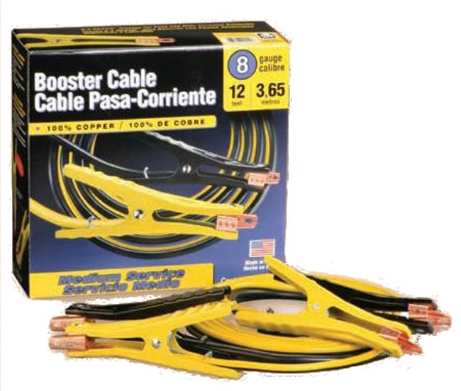 BOOSTER CABLE 8 GA 12ft