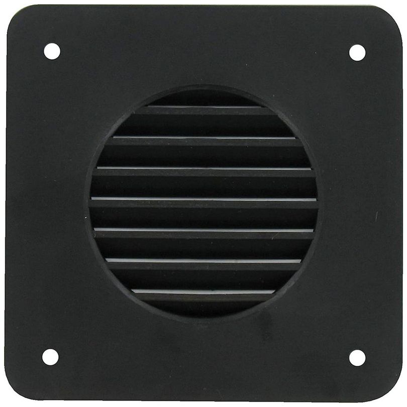 Battery Box Louver, Black, Bul