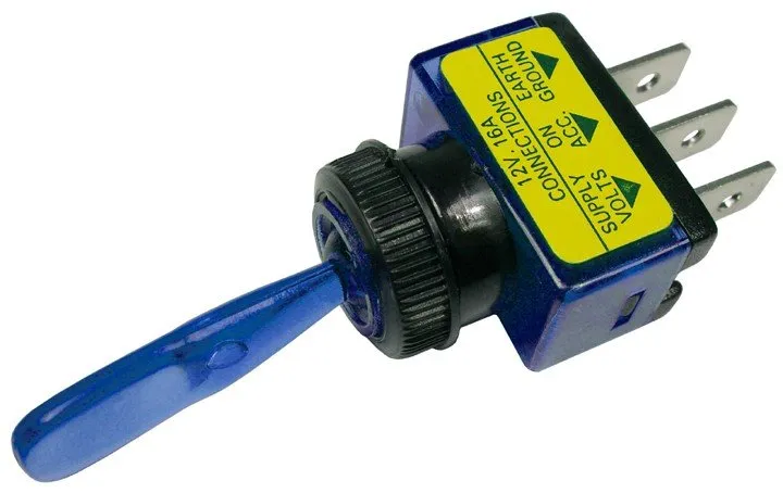 Illuminated SPST Toggle