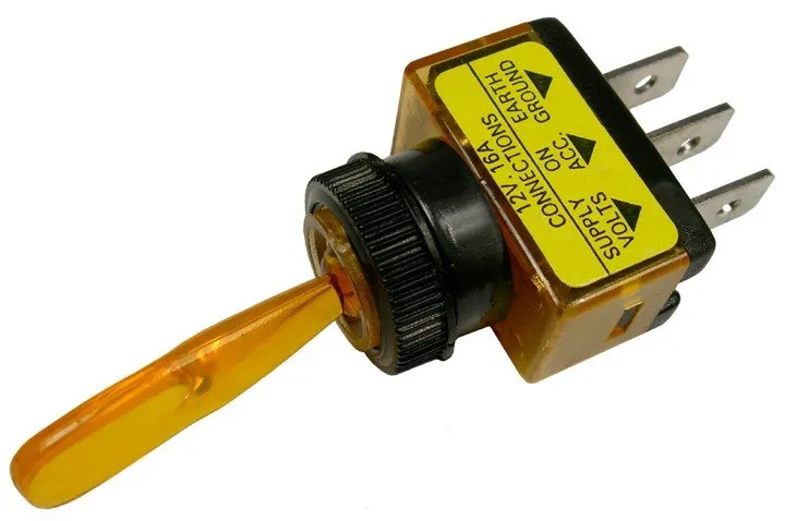 Illuminated SPST Toggle