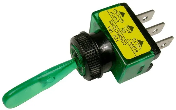Illuminated SPST Toggle
