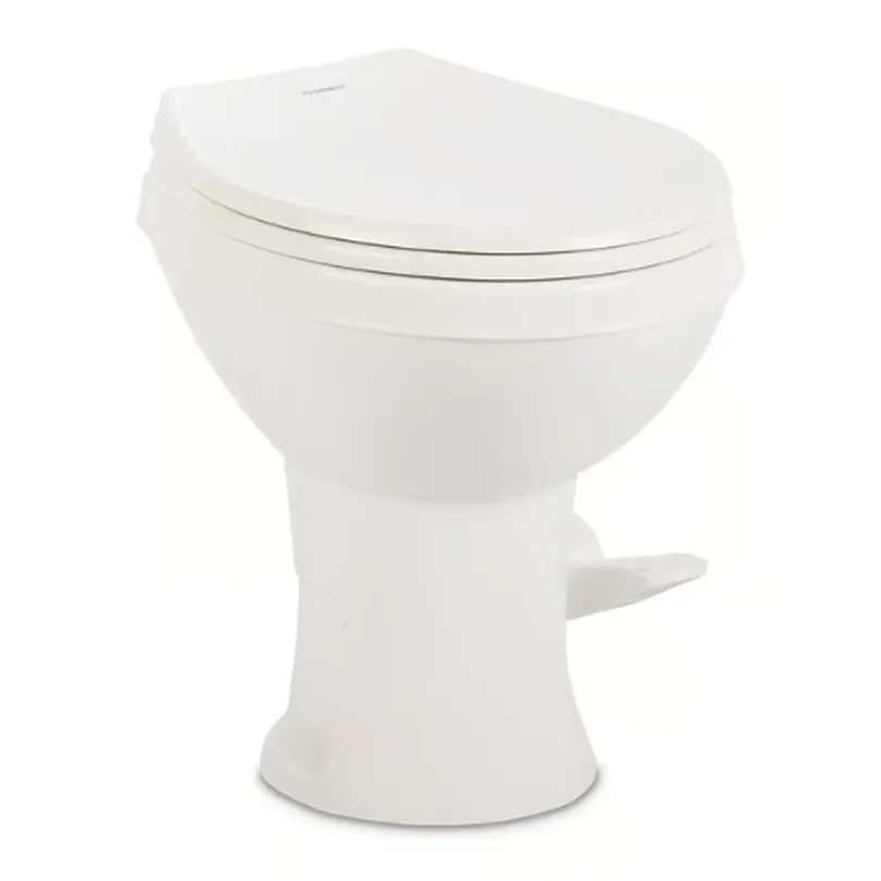 RV TOILET, 400 WHT PLSTC BOWL