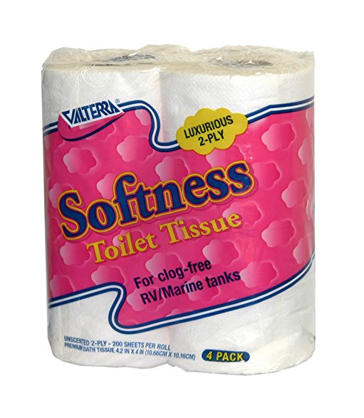 Toilet Paper, 2 Ply - 4 Pk