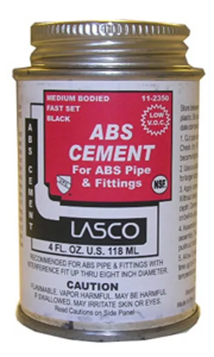 ABS CEMENT 1/4PT Black