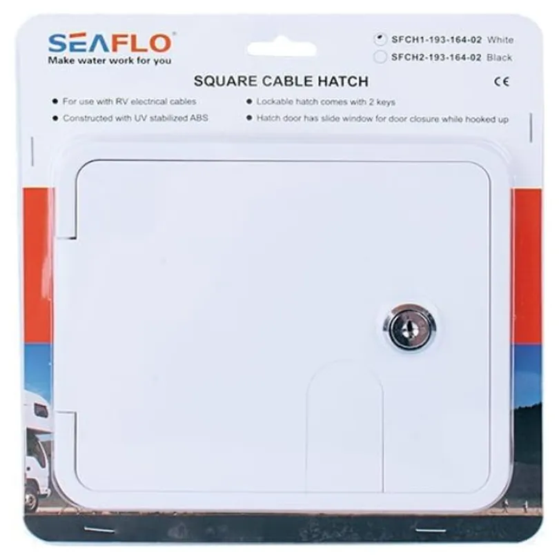 SEAFLO Cable Hatch w/Open Back