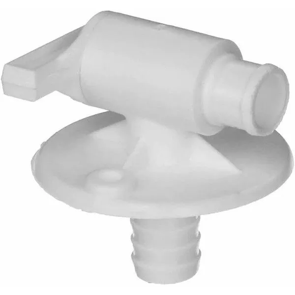 Drain Valve 3/8 Barb Artic Whi