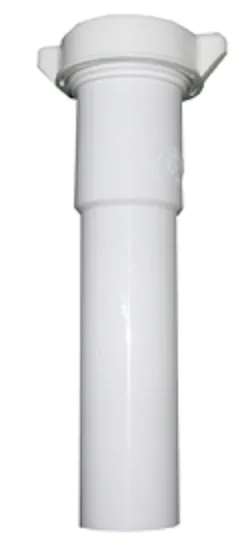 PVC EXT w/NUT 1-1/4" x 6"
