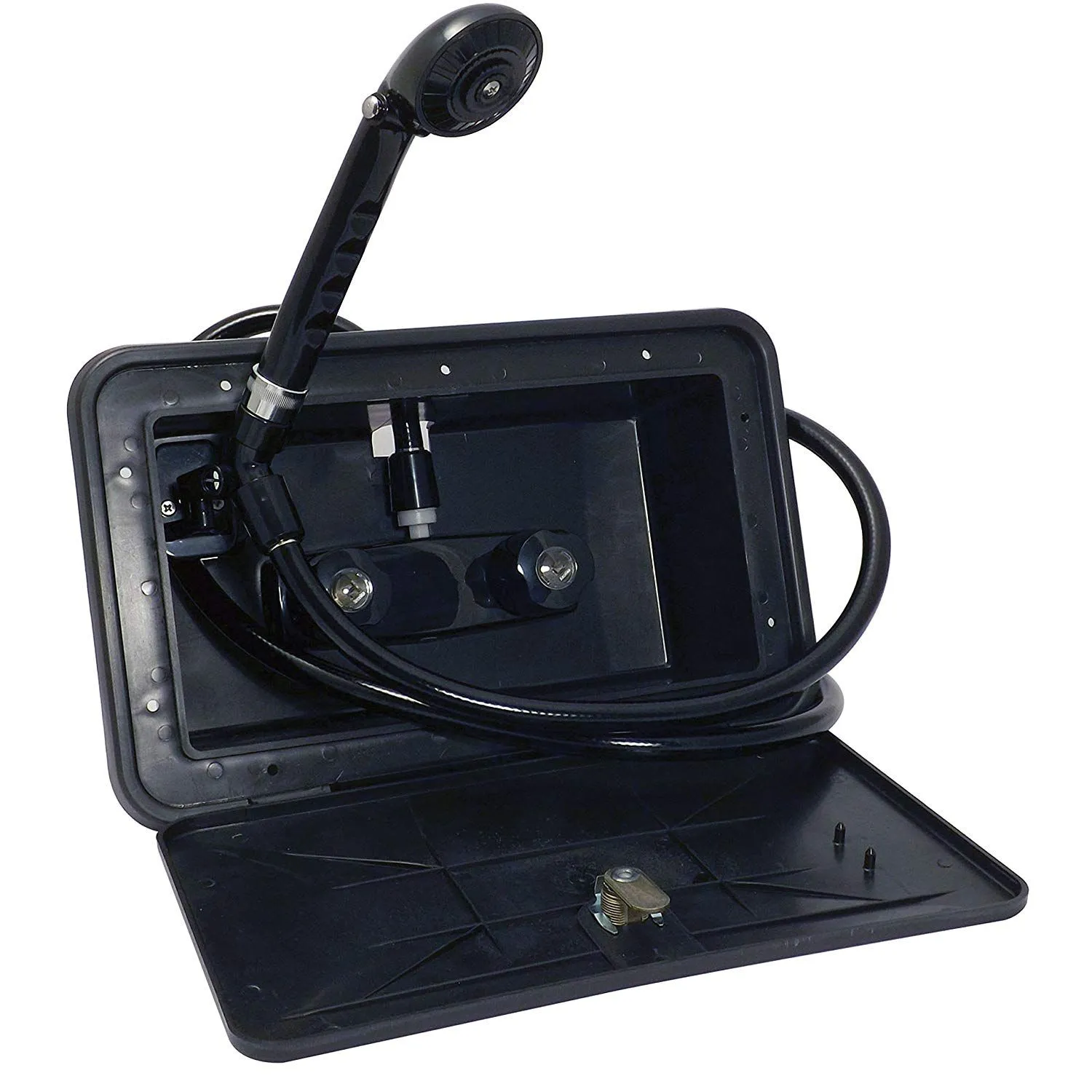 OUTSIDE SHOWER BOX -BLACK
