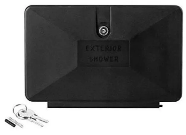 OUTSIDE SHOWER DOOR- BK