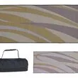 GRAPHIC MAT,8x20 BRN/GOLD