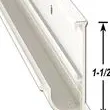 Flat Trim w/Insert- Black- 8'