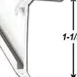 Insert Corner Molding- Blk 8'