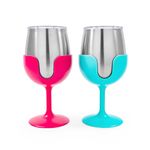 Wine Tumbler Set (Blue/Pink)