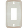 FACE PLATE WHITE SINGLE