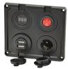 Four function 12v panel